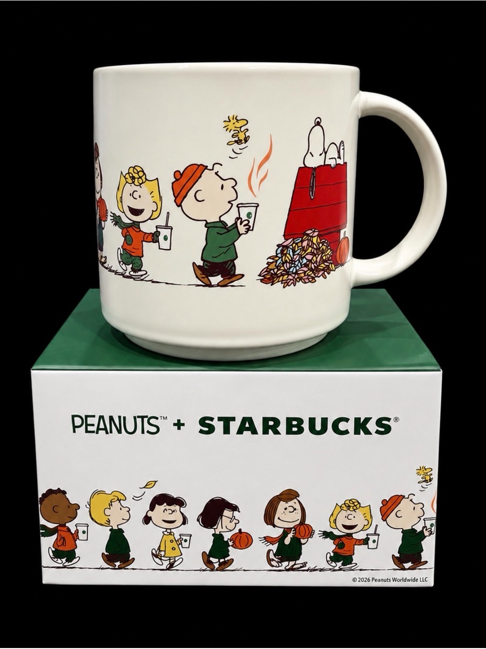 *BRAND NEW* PEANUTS x STARBUCKS WHITE CERAMIC MUG